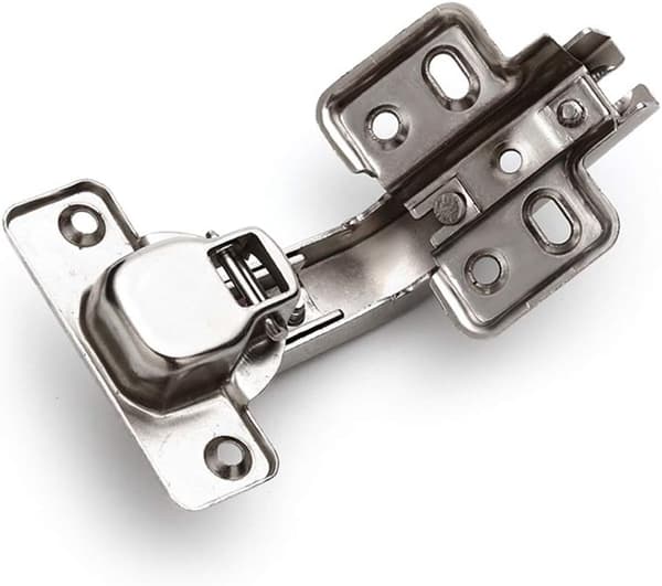 2 stycken skåpsdörrshing, köksdörrshing, fällbara skåpsdörrshing 135 grader köksskåp (silver)