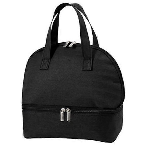 Läckagesäker Väska Kompakt Isolerad Bento Tote Lunchväska Hållbar Isolerad Lunchlådeväska black