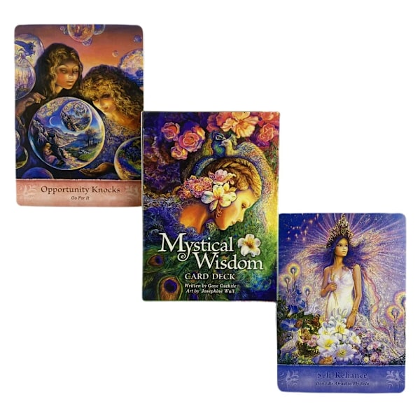 Mystical Wisdom Oracle -kortit Englanninkielinen Visions Ennustusversio Korttipakka Lauta Seurapelit PDF-opaskirja