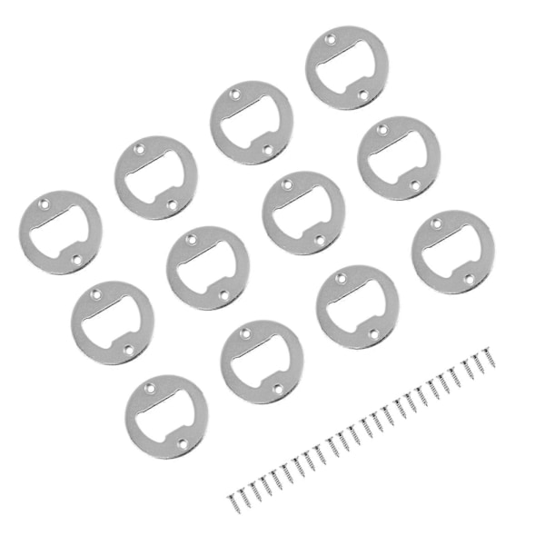 Manuell Multifunktionell Flasköppnare för Vuxna Hemanvändning 12-pack Silver 4X4X0.2CM