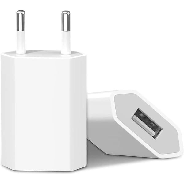 2-pak to-benet til USB universal rejseadapter til Asien og Europa
