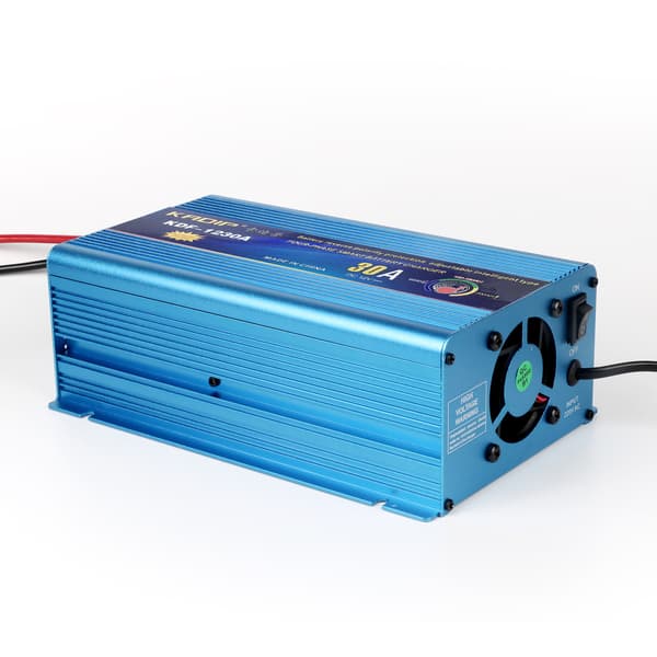 Bil Motorcykel 4-trins blysyre batterioplader Blue EU Plug