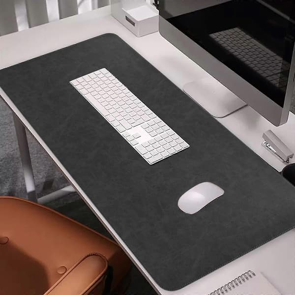 Stor Musematte Skrivebordsmatte Gaming Musematte Black
