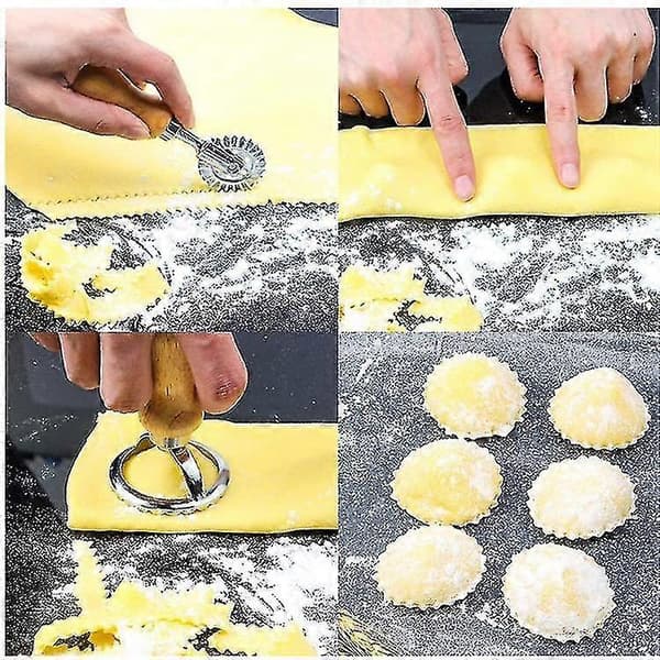 13 Deler Ravioli Maker Dumpling Maker Ravioli Form Rustfritt Stål Ravioli Kutter Kake Kjeks Cookie Form Ravioli Maker, Ravioli Kutter Kjøkken Tilbehør