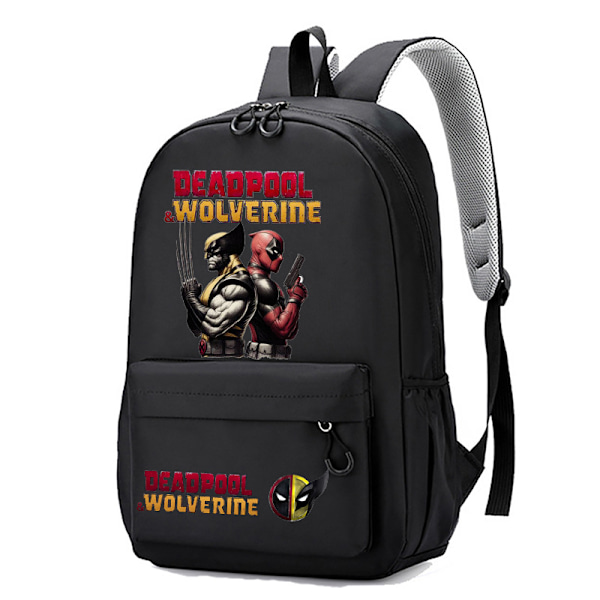 Deadpool & Wolverine Børne Rygsæk til Studerende Black-2406 40*27*12cm