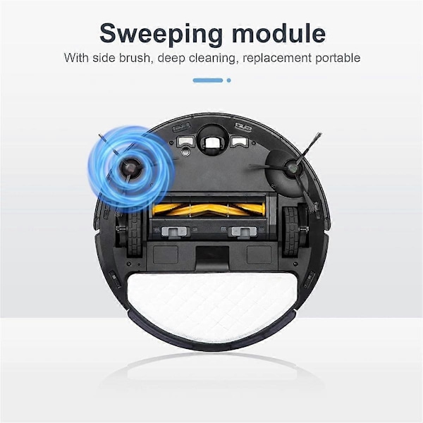 Sidebørster for Deebot T8/T9/N8/X1 Omni/X1 Turbo/T10 Omni/T10 Turbo/T20 Omni/T9+/N8+/N8 Pro/N8 Plus As Shown