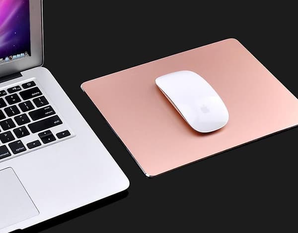 Gaming Musemåtte Aluminium Legering Musemåtte Laptop Musemåtte (a-5-f6) Rose gold