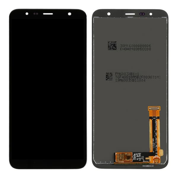 LCD Touch Screen Assembly kompatibel med Samsung Galaxy J6+-Dugt Black