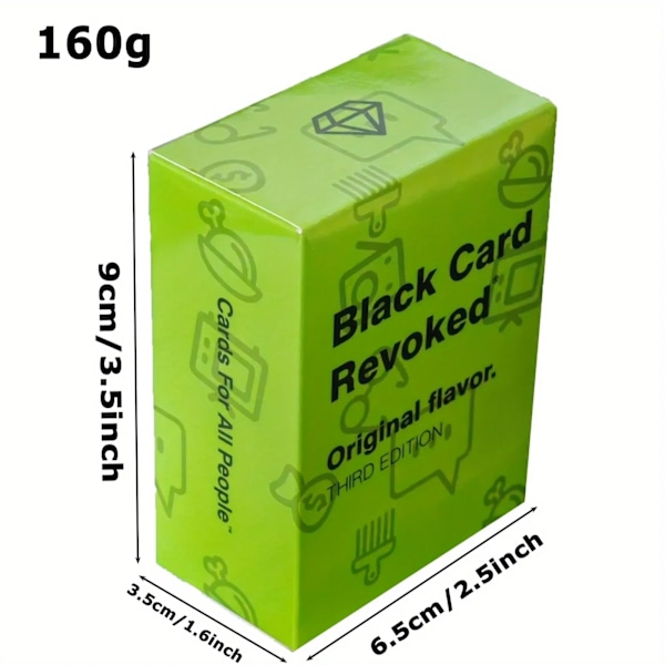 Black Card Revoked Original Flavor Third Edition - Korttipeli 14-vuotiaille ja vanhemmille