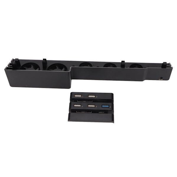 Spelkylfläkt 5 fläktar Automatisk extern spelkonsol USB-kylare med HUB för PS4 Pro