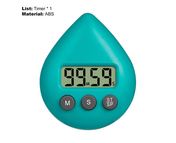 Utmärkt Study Timer Long Lasting Digital Water - Grön