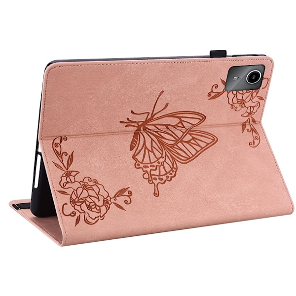 Läderfodral för Lenovo Tab M11/Xiaoxin Pad 11 2024 Red gold