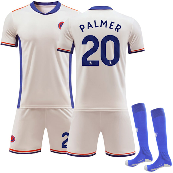 2425 Chelsea Nytt Borta Fotbollströja PALMER Tröja med Strumpor 3XL(200-210cm)