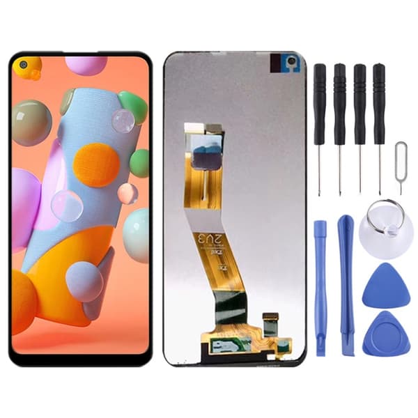Samsung Galaxy A11 Kompatibel Super AMOLED LCD Touch Skærm Samling-Dugt