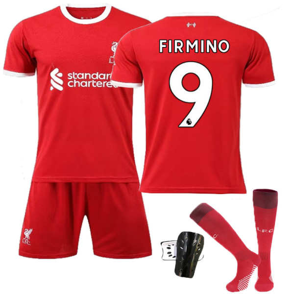 Ny säsong 23-24 Liverpool hemma 11 Salah 4 Van Dijk 9 Firmino nr 10 Mane fotbollströja XS