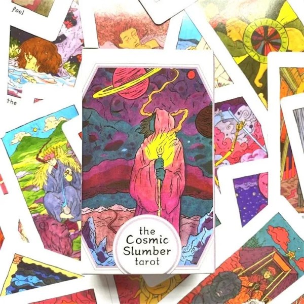 The Cosmic Slumber Tarotkort Orakelkort För Ödes Spådom Brädspel Tarot För Fritid Fest Kortspel