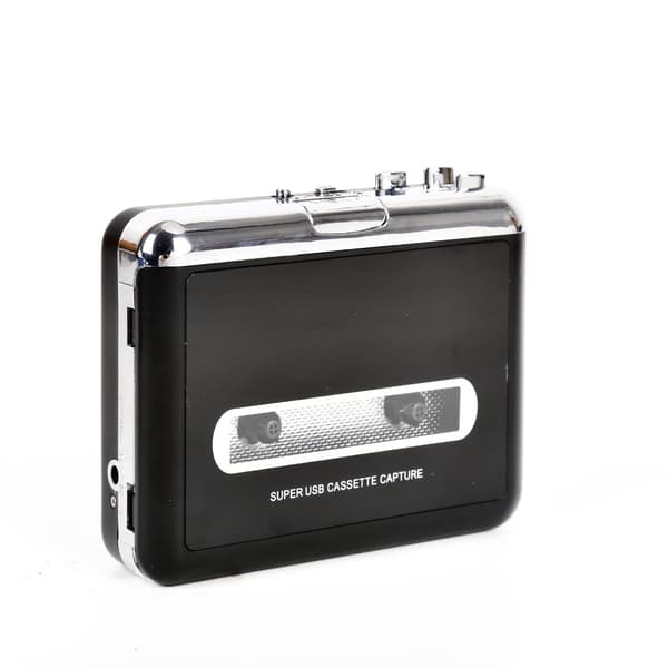 USB-kasetti-MP3-soitin irrotettavalla 0,5 W kaiuttimella Black