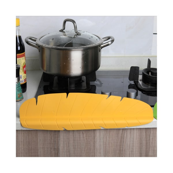 Bra Sink Splash Guard Flexibel Island Sink Water Splash - Gul