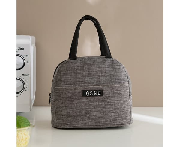 Termisk Madkasse til Skolebrug - Grå