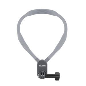 Halsfäste för GoPro DJI Insta360, rostfritt stål, justerbart, handsfree