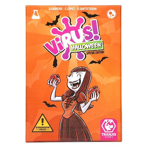Tranjis Games, Pack Virus & Virus 2 Evolution, Korttipeli, 2 Pakettia, Lautapelikorttipeli Matto - Oranssi Orange