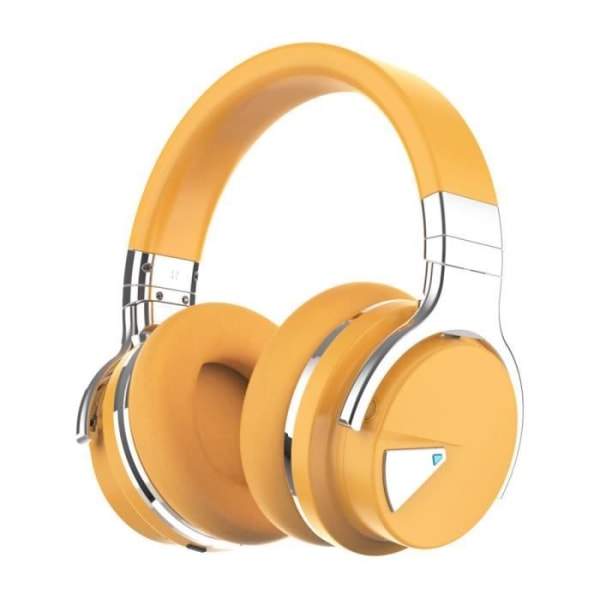 COWIN E7 gula Bluetooth hörlurar Stereoljud och mikrofon är över 30 timmars stabil anslutning