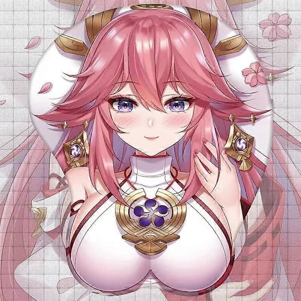 Anime Musematte, Gaming Musematte, Yae Miko Musematte, Musematte med Håndleddsstøtte 3D Musematter