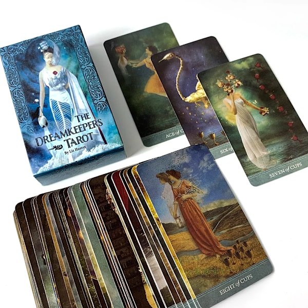 The Dreamkeepers Tarotkortstokk Engelsk Visjon Oracle Brettspill For Jenter Underholdning Fest