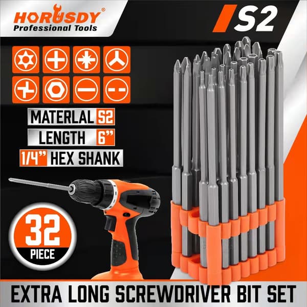 94283 32 dele 150 mm langt borebitssæt