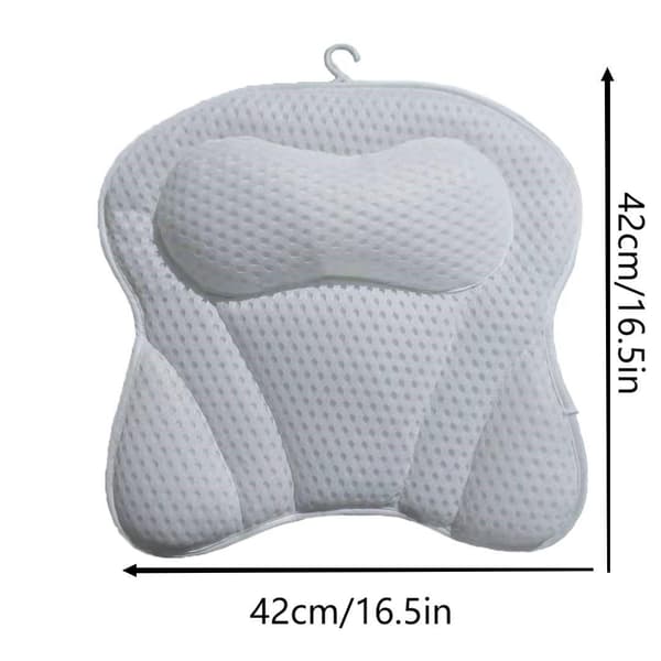 Vaskbar 4D badehynde med sugekopper til badekar White 4D Butterfly