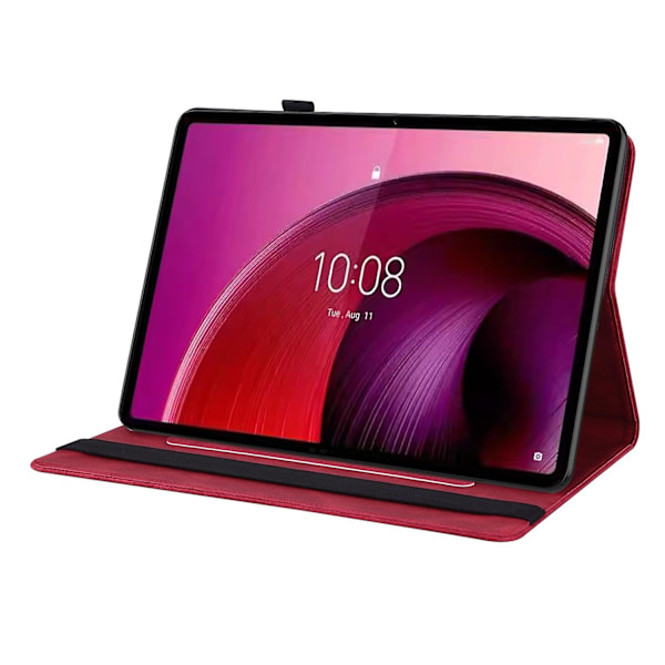 Läderfodral för Lenovo Tab M11/Xiaoxin Pad 11 2024 Red