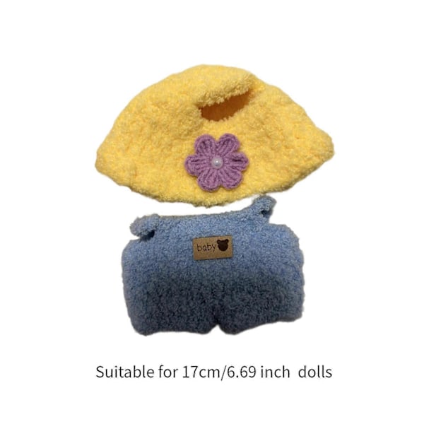 17 cm riippuvanuken vaatteet asut suloiset nukketarvikkeet tee-se-itse askarteluun Multicolor For 17cm  Dolls