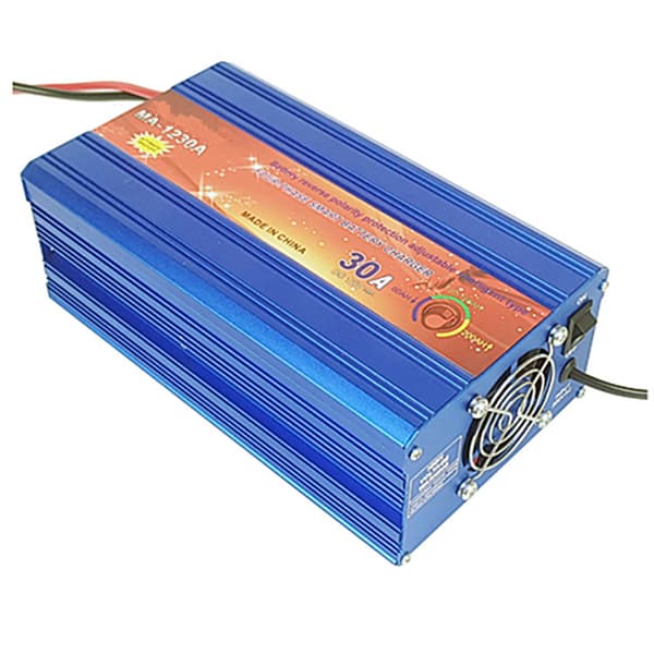 1230A 4-trins blysyre batterioplader Blue EU Plug