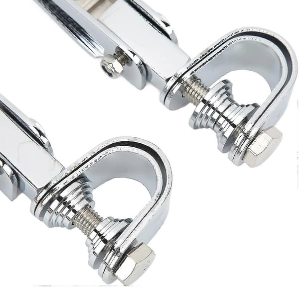 Universal Clip Pedal Motorskydd Pedal Motorbåge (silver) (2st)