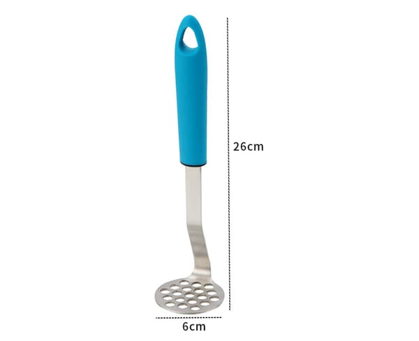 Great Bean Masher Praktisk handhållen manuell potatis - blå