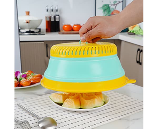 Elegant Mattdekke Rund Multifunksjonell Isolerer Fluer Mat - Gul
