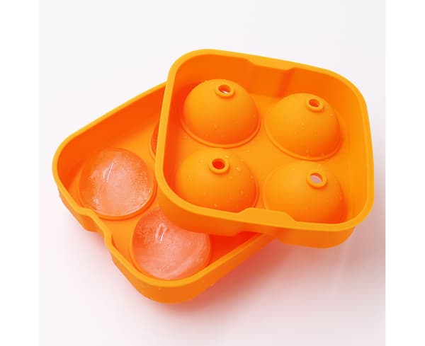 God Isform Silikone Iskugleform Bakke - Orange