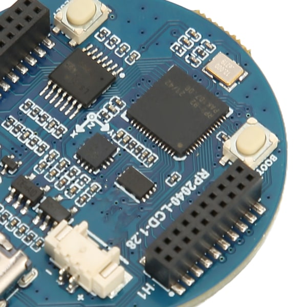 Waveshare RP2040 Mikrokontroller Utviklingskort Akselerometer Gyroskop Sensor Utviklingskort med 1.28 Tommers Sirkulær LCD-Skjerm