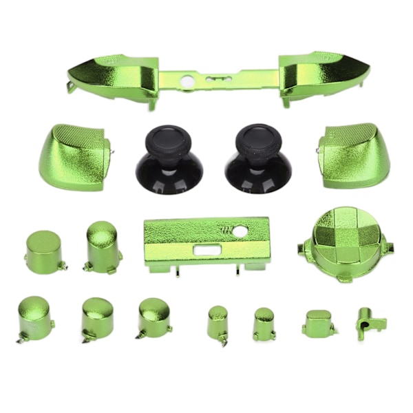 Full Game Controller Button Set Electroplating Replacement Handles Accessories for Xbox Series XGreen