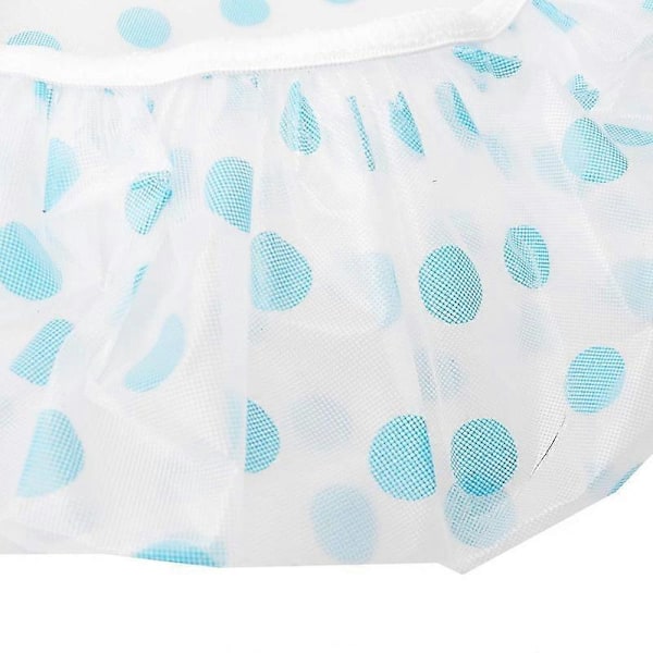 Dusjhetter, 3 stk. Vanntette badehetter i plast, gjenbrukbare dusjhetter