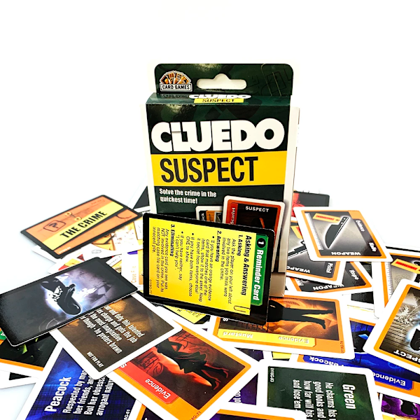 1 stk. \"Cluedo\" Morsomt Strategi Kortspill, Selskapsspill, Familiespill Kort Interaktivt Multiplayer Underholdningskortspill