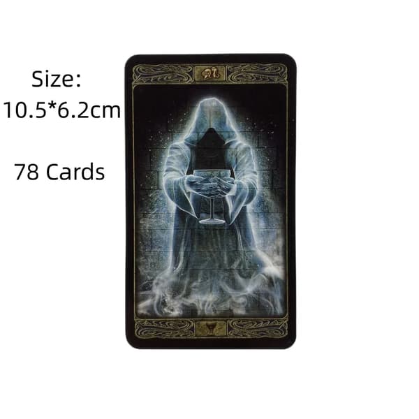The Ghost Tarotkort 78 stk Kort Oracle Engelsk Visions Divination Edition Brettspill