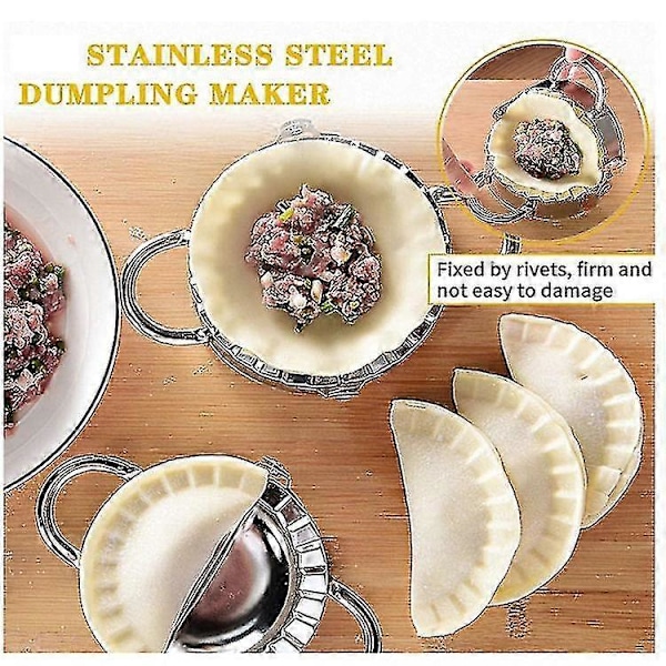 13 Delar Raviolitillverkare Degknyteform Rostfritt Stål Ravioliskärare Kakform Kexform Raviolitillverkare, Ravioliskärare Kökstillbehör