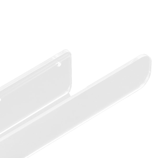 Handdukshållare Akryl Modern Självhäftande Väggmonterad Handduksstång Hängare för Badrum Kök Toalett Transparent