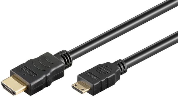 Højhastigheds HDMI til Mini HDMI-kabel, 4K @ 60Hz, 18Gbps, til kamera, tablet, Raspberry Pi