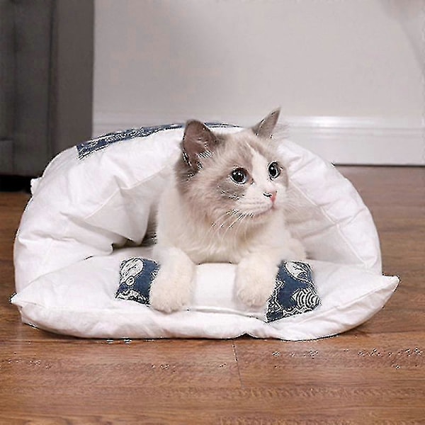 Varm Katt Sovepose Avtakbar Katt Seng Vinter Varm Katt Hus Lite Kjæledyr Seng E M
