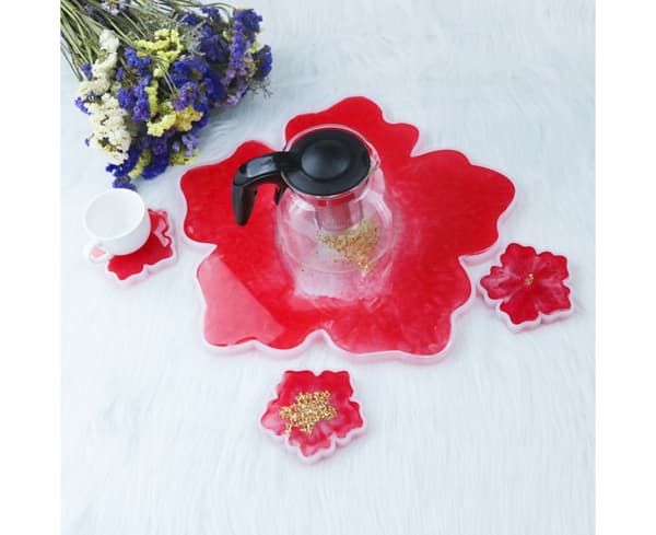 DIY Håndlavede Blomster Form Krystal Silikone Epoxy Brik Craft Dekoration Form-S