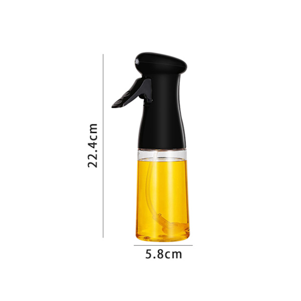 Salong Style Hårsprayflaska – 360 Ultra Fint Water - Kontinuerlig aerosolfri Trigger Mist Sprayer Flaska av -svart plastsprayflaska