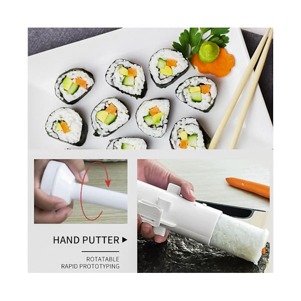 Sushi Maker Roller Form Grönsakskött Rolling Gadgets DIY Sushi Machine