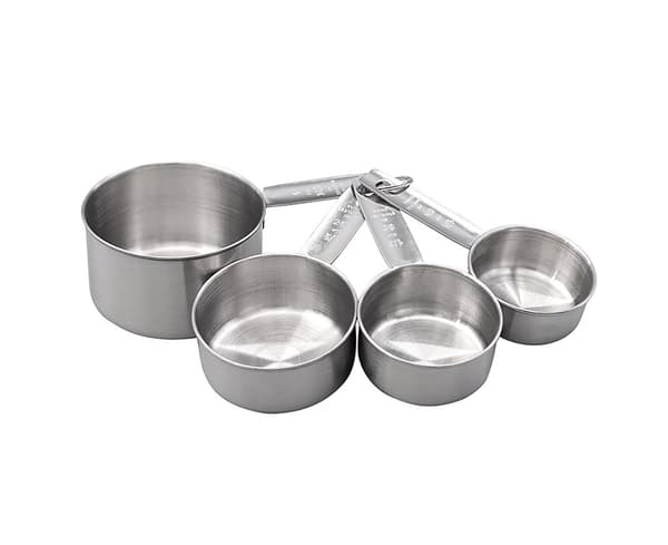 4st/ set Praktiska mätskedar Livsmedelsskåp - Silver